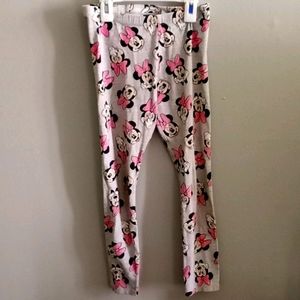 Girls Minnie Mouse Leggings Size 6